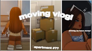 ✧ moving into my new apartment! 📦🎧 | bloxburg vlog! ✧