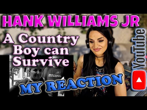 My First Time Reaction to Hank Williams Jr - A Country Boy can Survive