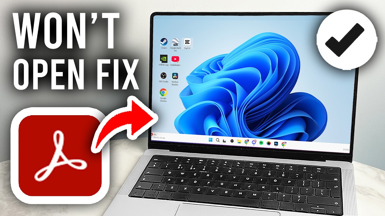 How To Fix Adobe Acrobat Reader Not Opening - Step By Step - YouTube