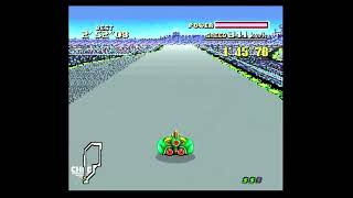 F-Zero: Wild Goose vs. Golden Fox -- Mute City I -- No Boosts