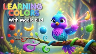 Learning Colors With Magic Bird Learn Colors For Kids Fun Preschool Learning Song