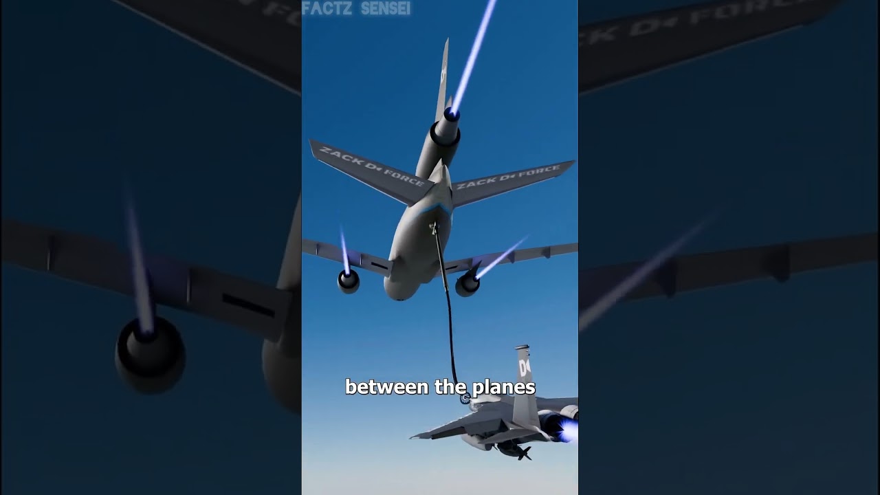 Ever wondered how fighter jets refuel in mid-air? ✈️💨