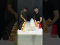 Glass,Cup Collect &amp; Pop Balloon Race😎| Familychallenge || @Aky_Show #shorts #short