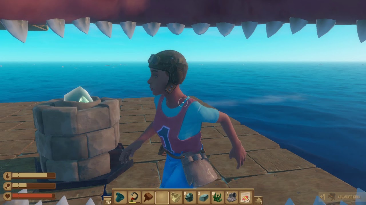 Lost at Sea: Raft Part 4 (Working on our Raft) - YouTube