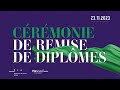 Remise de diplmes 2023