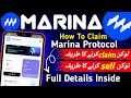 Marina Protocol New Update | Marina Protocol Token Claim | Marina Protocol Mining App #Tecnicalfact
