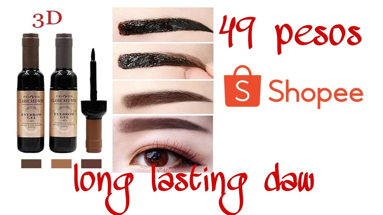 pei yen classic red wine eyebrow gel tattoo YouTube