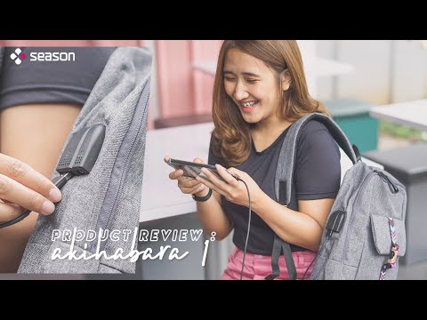 Unboxing dan Review Tas Ransel Laptop Super Ajaib Bisa Kunci Retsleting + NgeCas HP + Dengerin Musik. 