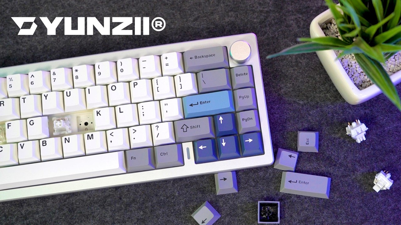 YUNZII AL68 ⌨️ Teclado Compacto que lo Tiene Todo 👌