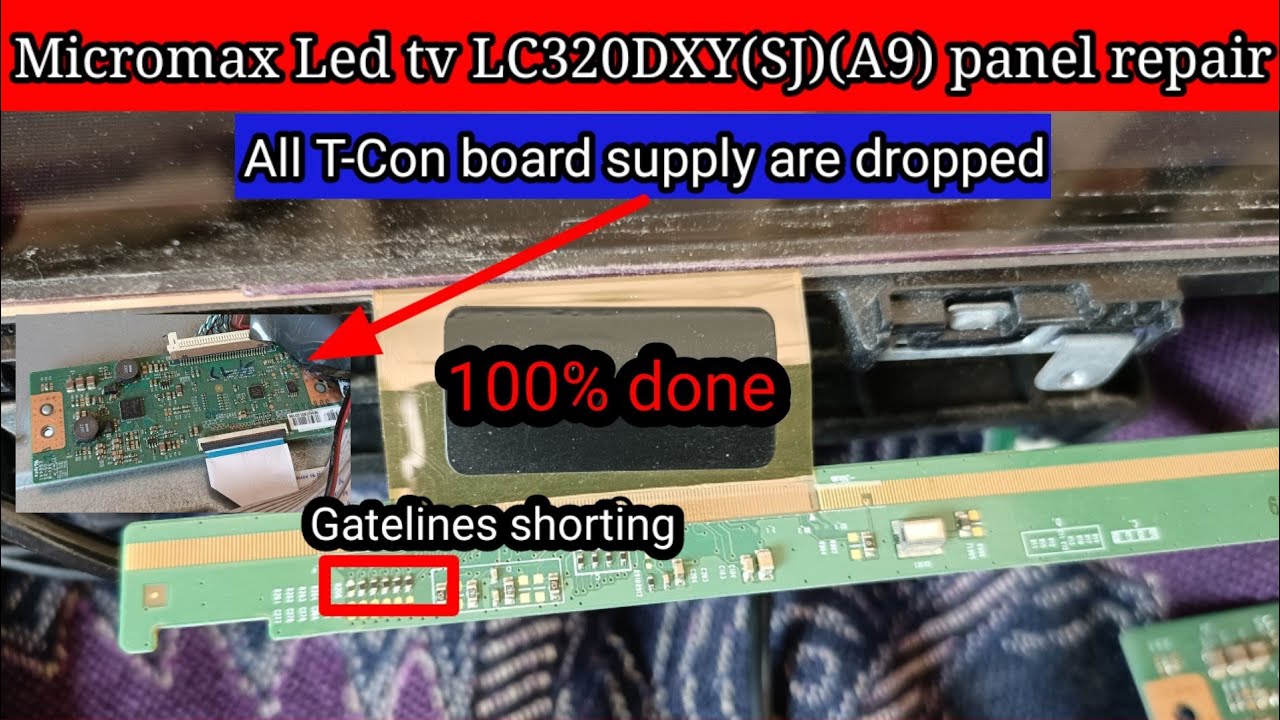 Micromax Led tv lc320dxy(sj)(a9) No picture in displayMicromax Led tv