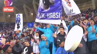 _ جمهـــور الهلال يتغنى بالحارس العٌماني *علي الحبسي* قولو الحبسي سلام😍💙