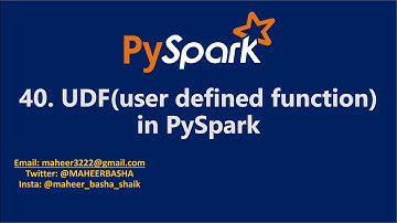 40. UDF(user defined function) in PySpark | Azure Databricks #spark #pyspark #azuresynapse #azure