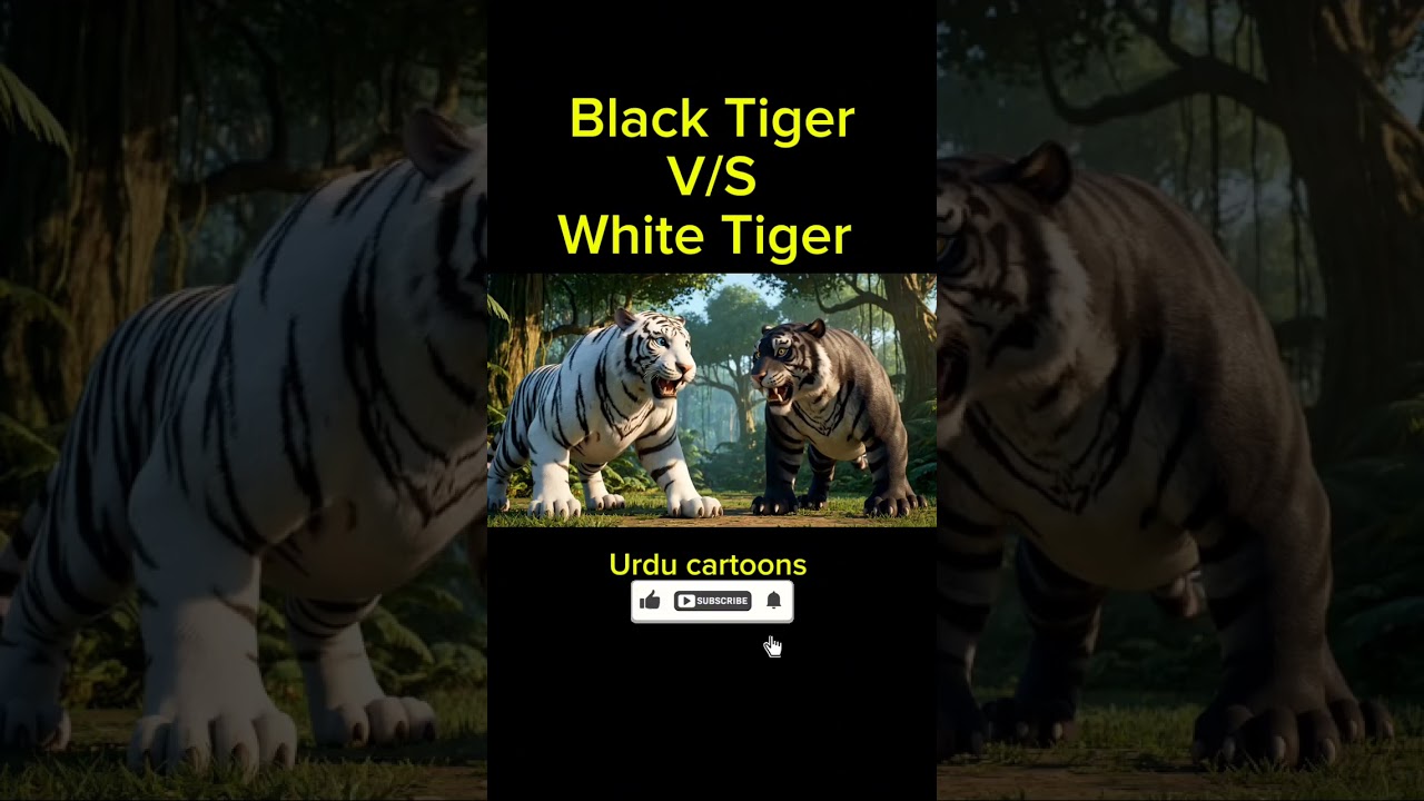 #BlackTiger#WhiteTiger#KidsMoralStory#3DAnimatedStory#AnimalStories#JungleStory#KidsAnimation