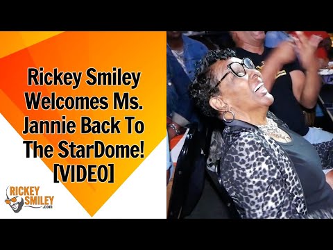 Rickey Smiley Welcomes Ms. Jannie Back To The StarDome!