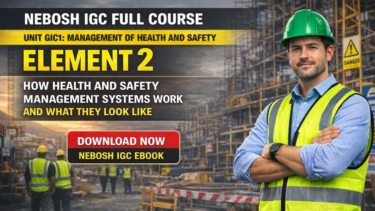 NEBOSH IGC Element 2 Explained | Health and Safety Management Systems | PDCA & HSG65