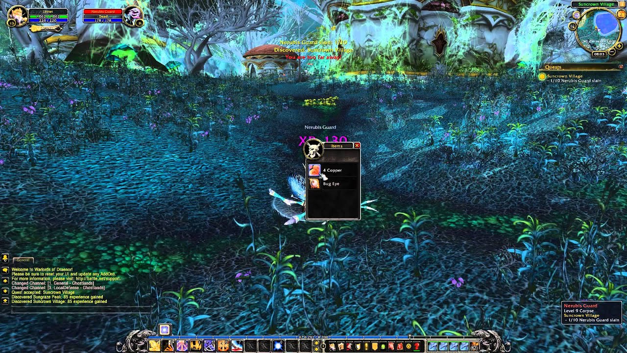 Suncrown Village Quest Playthrough - Ghostlands