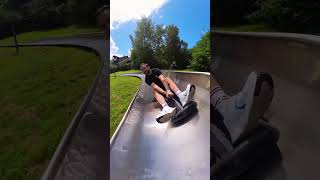 Sommerrodelbahn Eifeltor Erlebnispark POV #sommerrodelbahn #eifeltor #freizeitpark #pov #shorts
