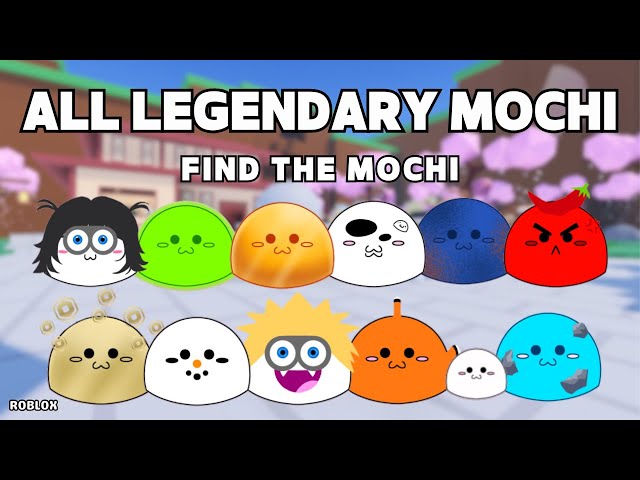 How To Find All Legendary Mochi in Find The Mochi (95) | Roblox
