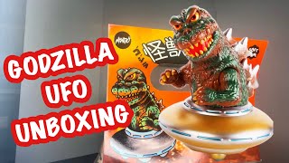 Mondo Godzilla UFO Vinyl Figure by Octeel  / Invasion of the Astro-Monster Variant Unboxing!!!