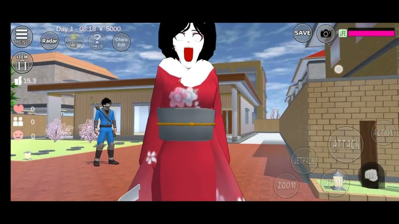 How to become Akai onna... first video... sakura school simulator... easy tutorial ~...~