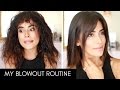 How I Blow Dry & Style My Hair with BANGS! | Wet to Dry