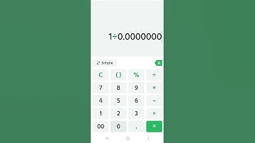 Does 1÷0 = infinity ?