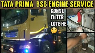 How Totata Prima Bs6 3525 3125 2825 2830 3530 Engine Service Over Hall Tata Prima Service 