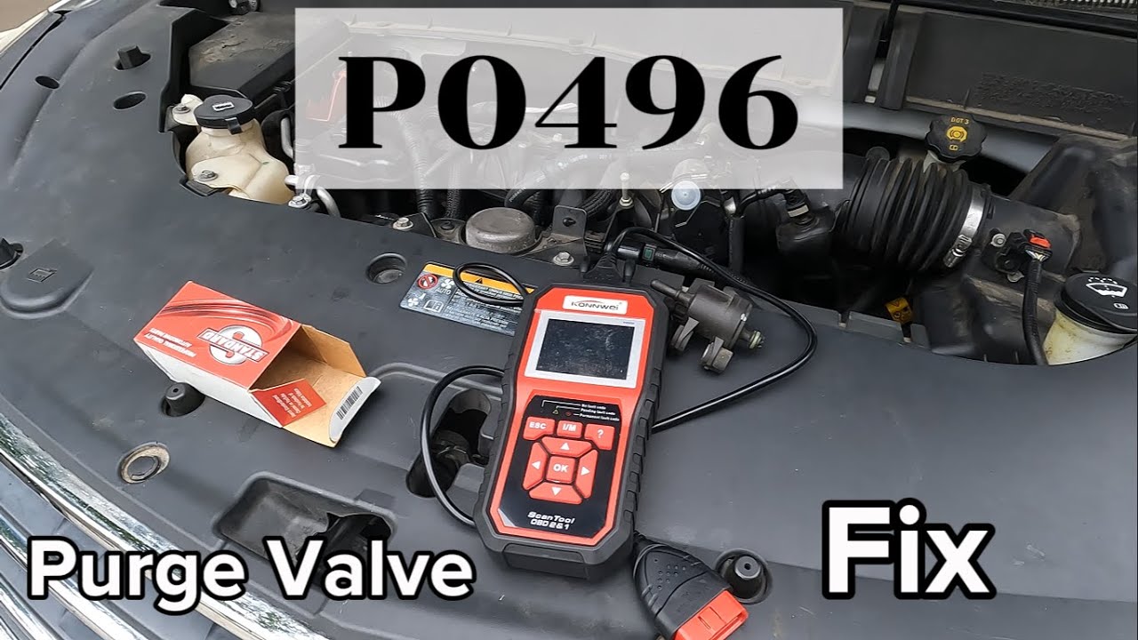 P0496 Check Engine Light Code Fix ! Chevy/GMC EVAP Purge Valve #