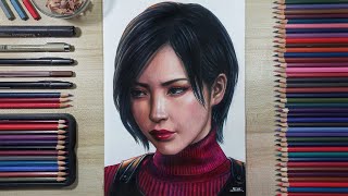 Drawing Ada Wong - Resident Evil 4 Remake | Fame Art