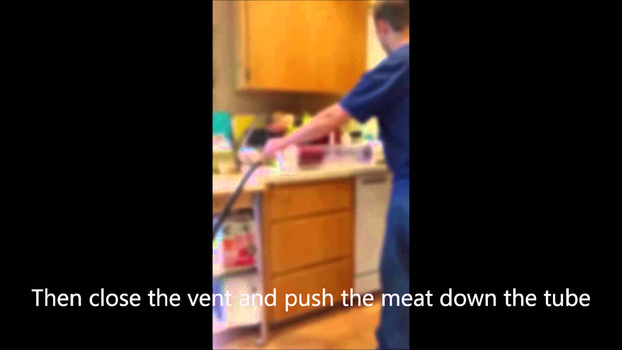 Home made water sausage stuffer YouTube