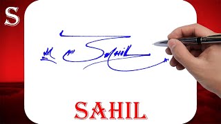 Sahil Name Signature Style - S Signature Style - Signature Style Of My Name Sahil