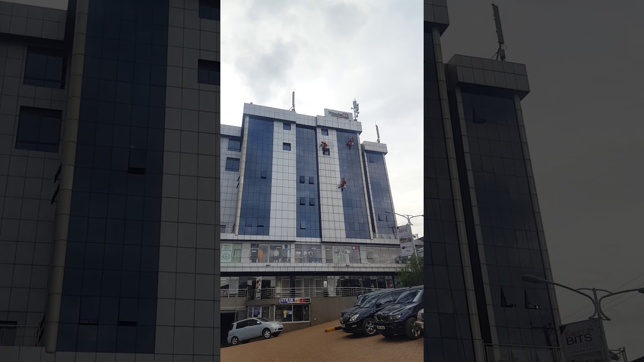 High rise window cleaning in Uganda