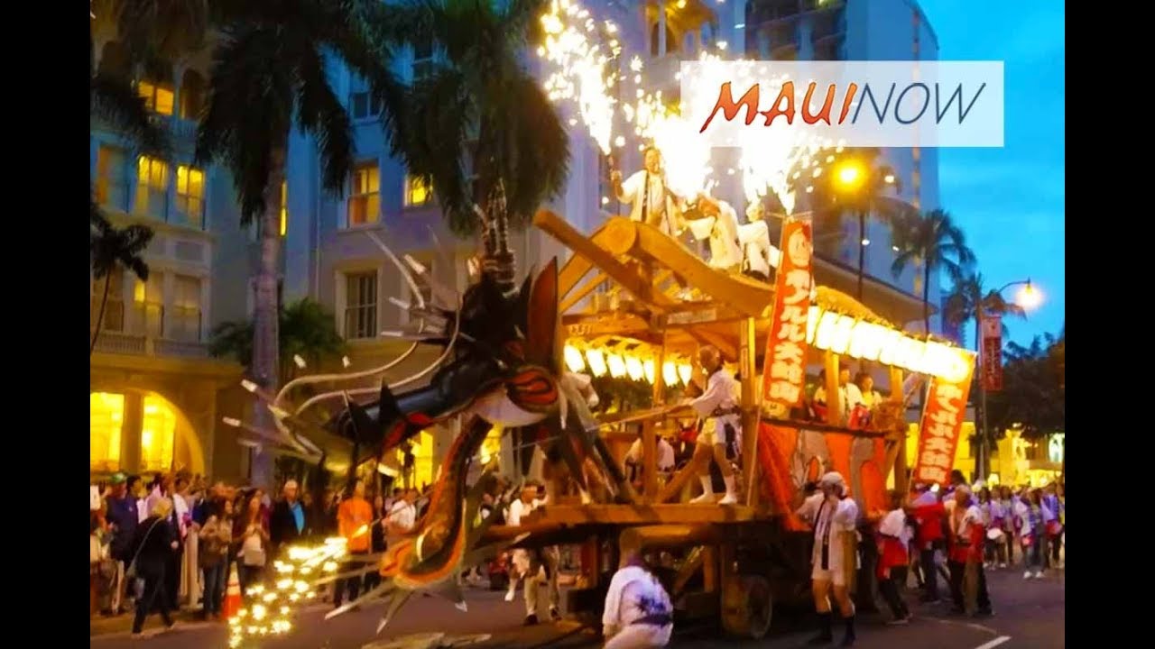 Lahainaluna Japanese Club Participates in Honolulu Festival - YouTube