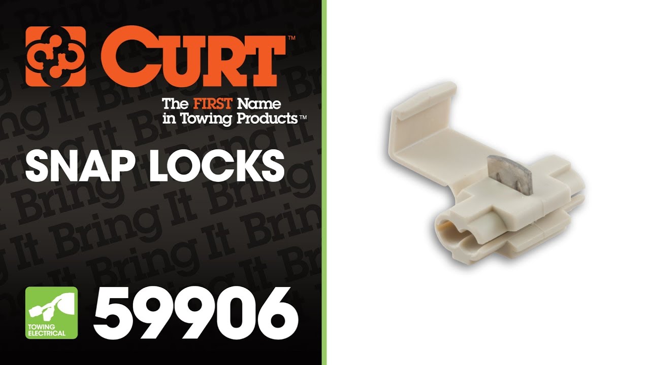 How to use a Snap Lock: CURT 59906 