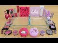 Pink vs Lilac - Mixing Makeup Eyeshadow Into Slime Special Series 228 Satisfying Slime Video