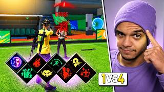 ATIVEI 8 HABILIDADES no FREE FIRE SOLO vs SQUAD!