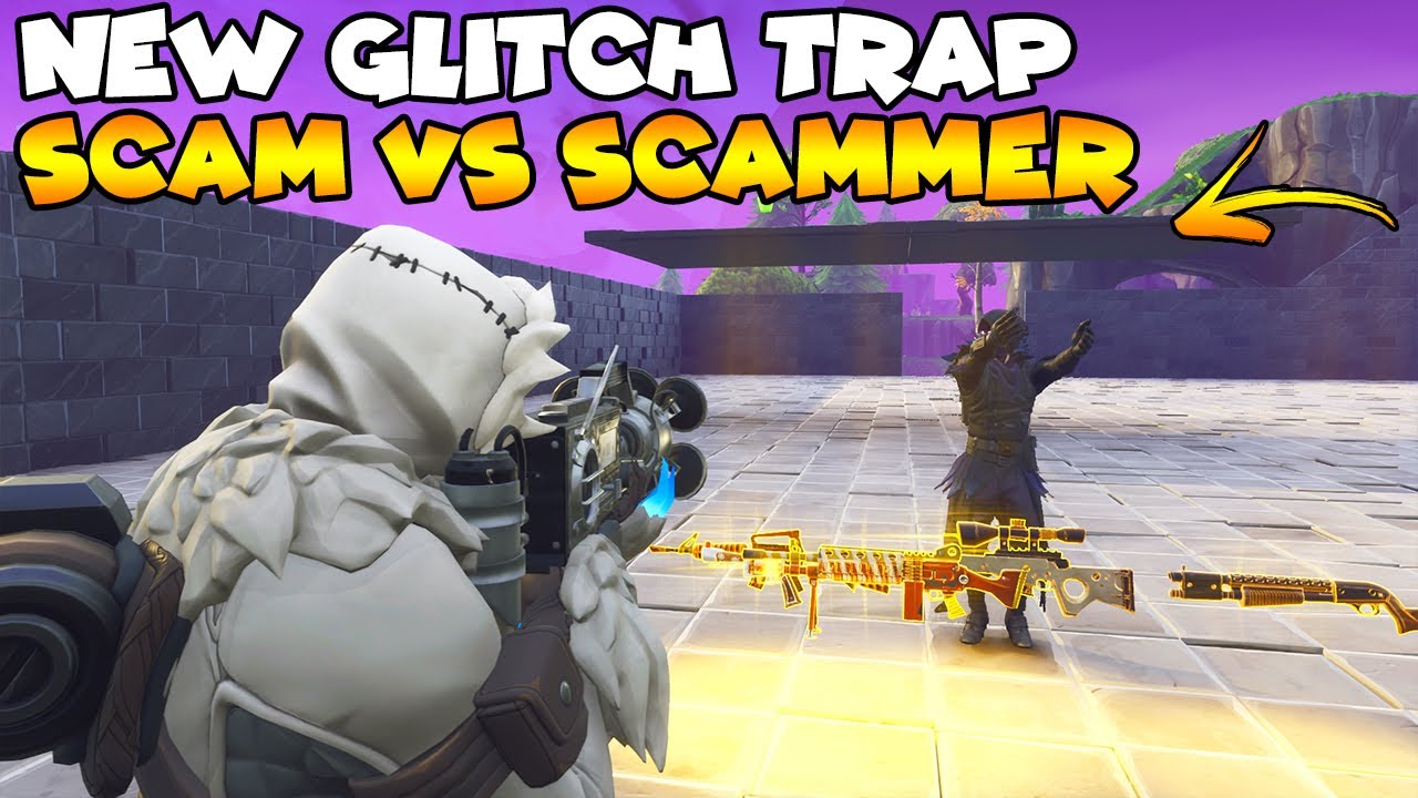 Jump Through Glitched Trap NEW Scam! 🤯 (Scammer Gets Scammed) Fortnite Save The World