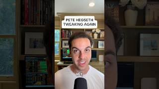 Pete Hegseth Is Tweaking Again