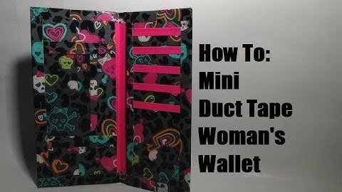 How to Make a Mini Duct Tape Women