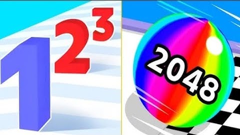 Ball Run vs Number Master Satisfying ASMR gameplay walkthrough gameplay android iOS