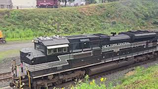 New York Central (NYC) 1066 Leads Norfolk Southern At The Gallitzin Tunnel!