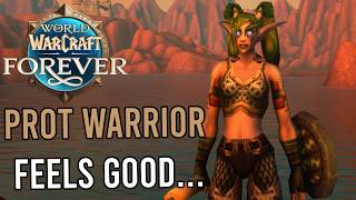 Protection Warrior Feels AMAZING To Level Now In Classic Forever | World of Warcraft Forever