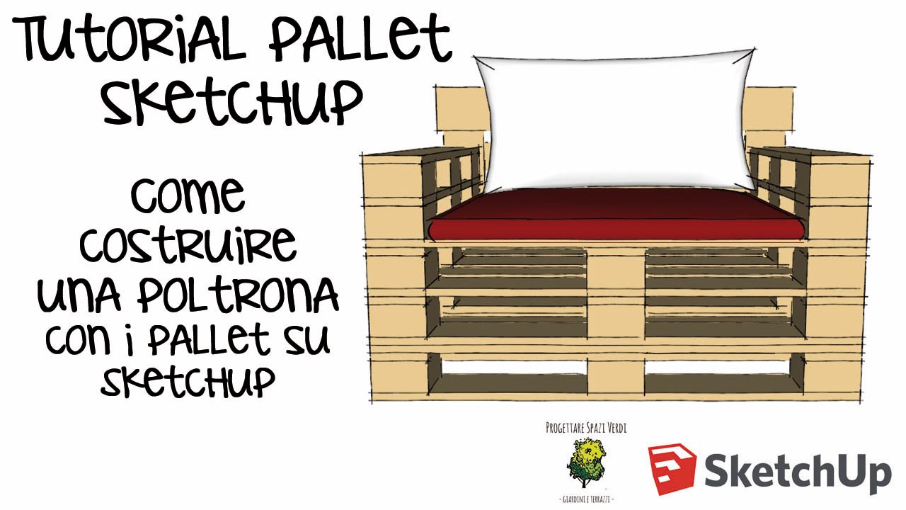 Come costruire poltrona pallet! how to create fantastic armchair ... Come costruire una poltrona