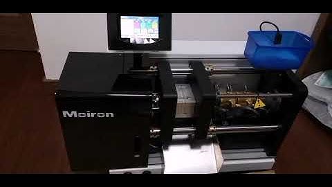 Moiron injection moulding machine working video