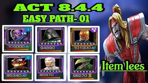 Mcoc Act 8.4.4 Easy Path Completion