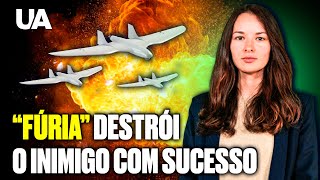DRONE “FÚRIA” DEVASTA AS DEFESAS INIMIGAS ENQUANTO MOSCOU ENVIA AFRICANOS PARA A GUERRA