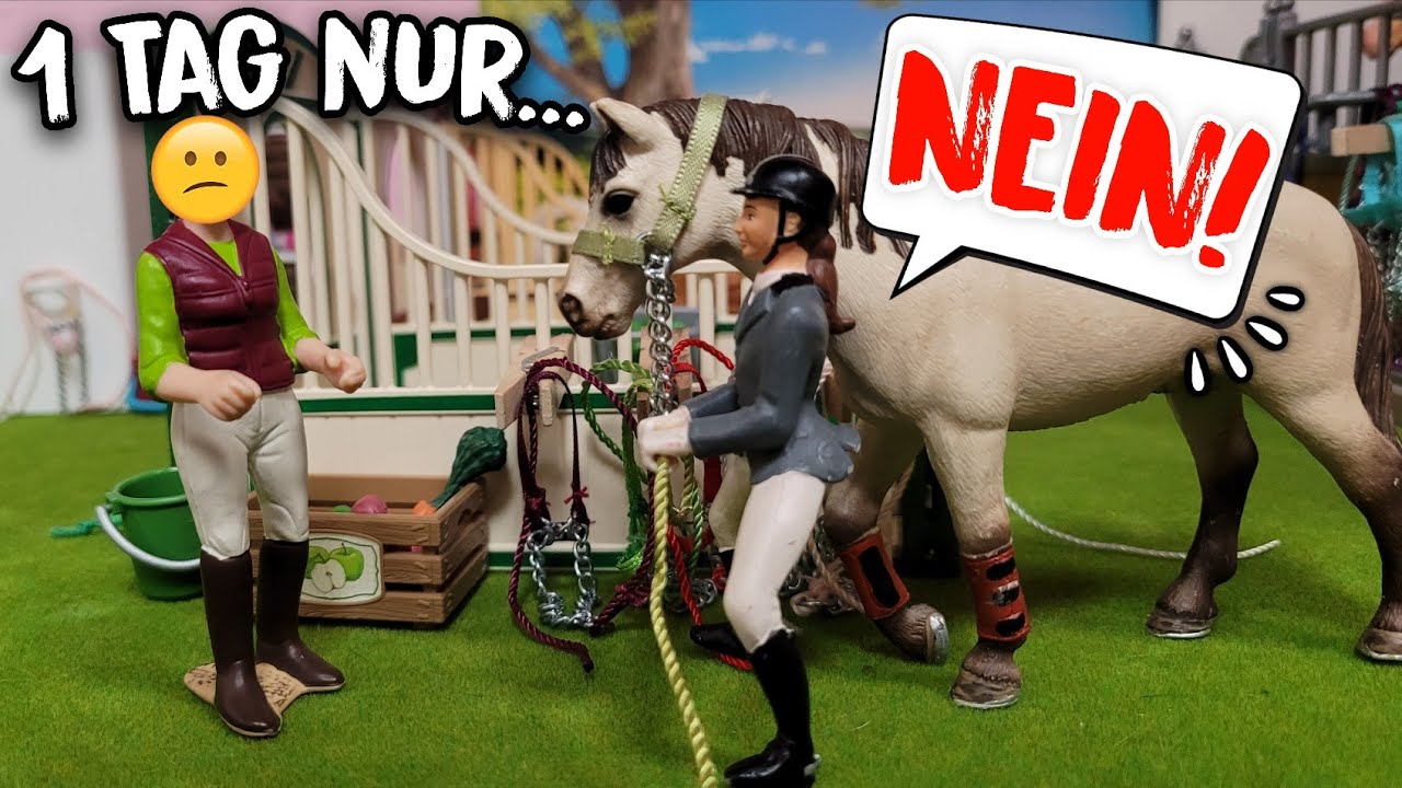 Einen Tag nur NEIN sagen Challenge am Stall 🐴🫣 | Schleich