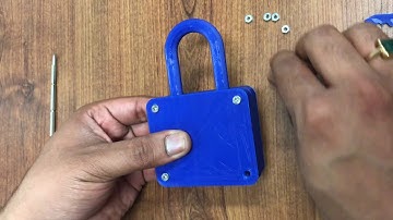 Assembly of 3D Printed Lock and Key