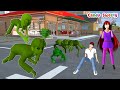 Yuta Mio Jadi Zombie Hijau Ulah Yakuza Jahat Kak Sakura Kalang Kabut 😱 | Sakura School Simulator