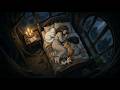 Living Alone in a Giant Tree During Endless Rain - Girl and Her Cats | Ghibli ASMR